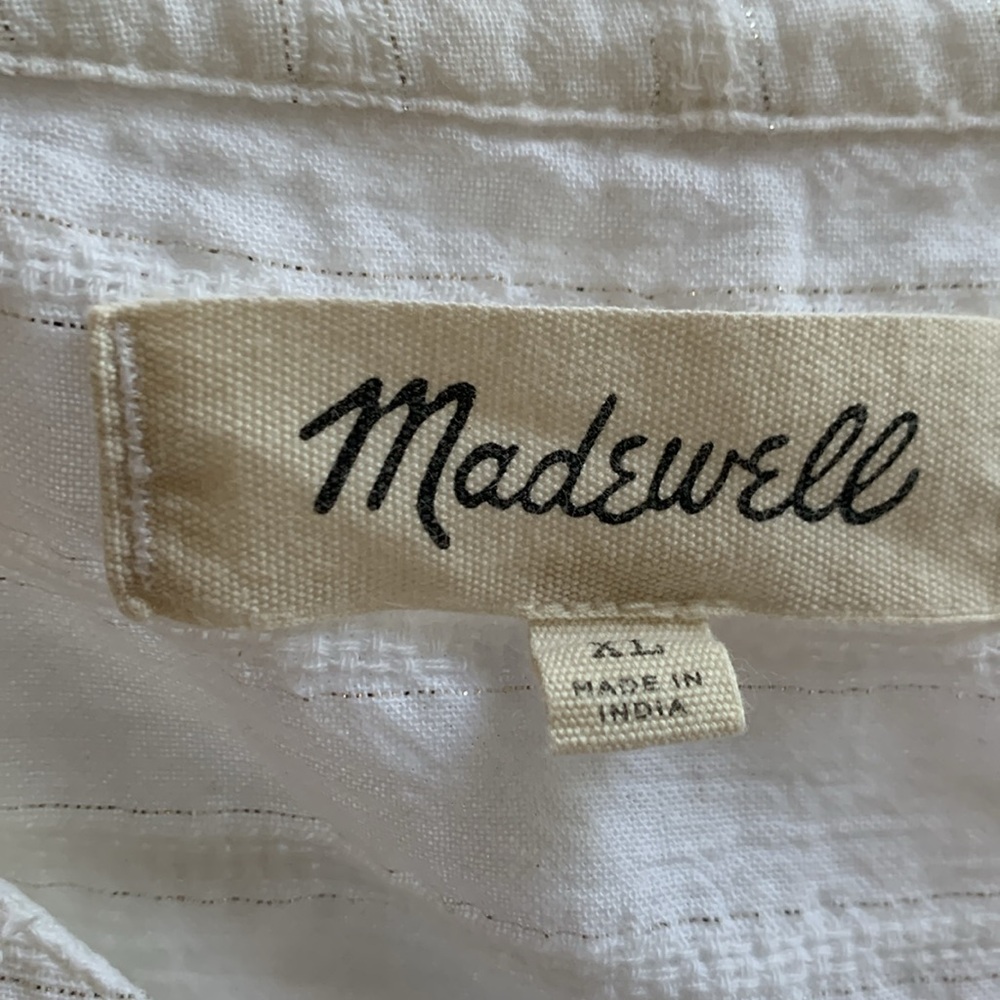 Madewell blouse, xl - Picture 3 of 6